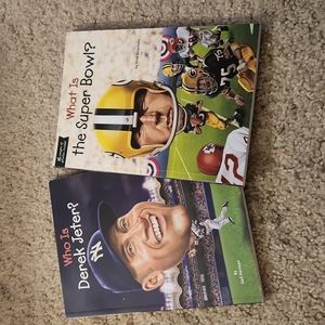 Set of 2 "who is" "what is" books